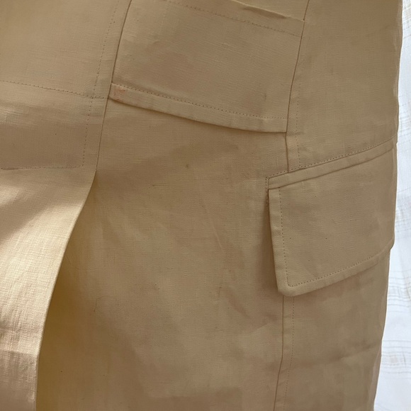 Linen jacket , cream colored, polyurethane coated, designed in France,  men’s m - Picture 1 of 11